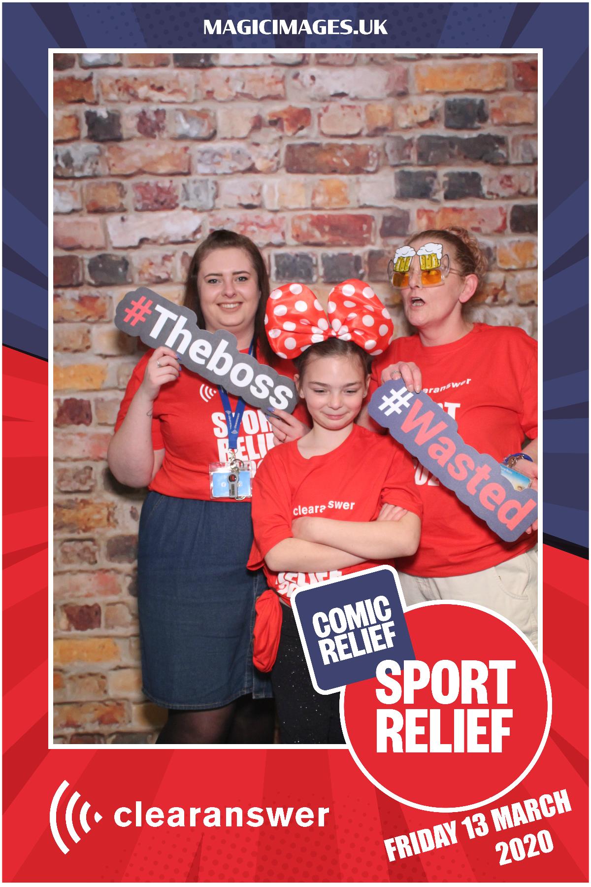 Clear Answer Sport Relief | View more photos from the event at gallery.magicimages.uk/u/MagicImages/Clear-Answer-Sport-Relief